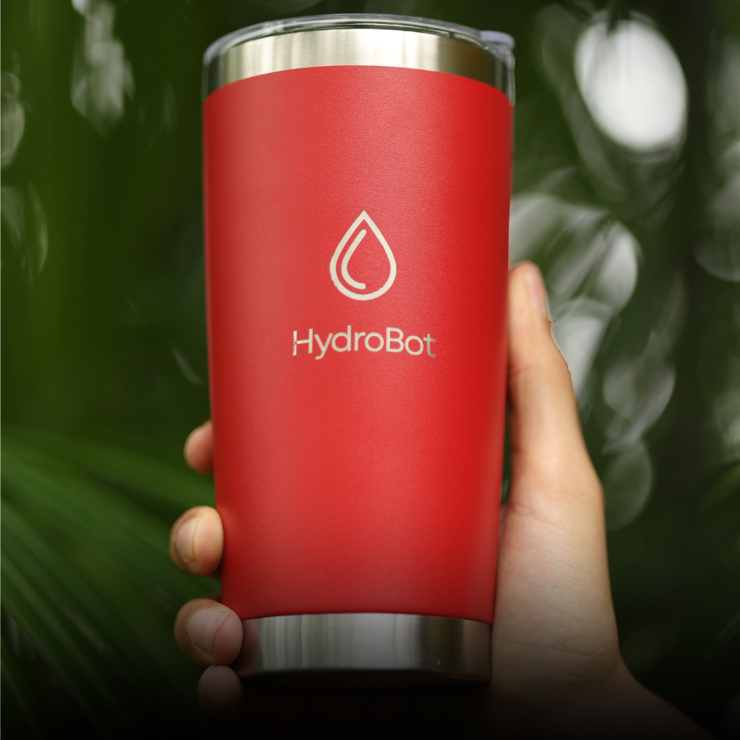 Sleek black French press with wooden handle on a kitchen countertop.